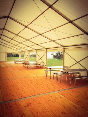 9m x 21 m marquee